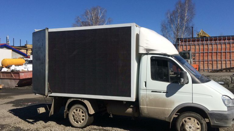 Светодиодный экран на авто ГАЗ LedTS 176х288см