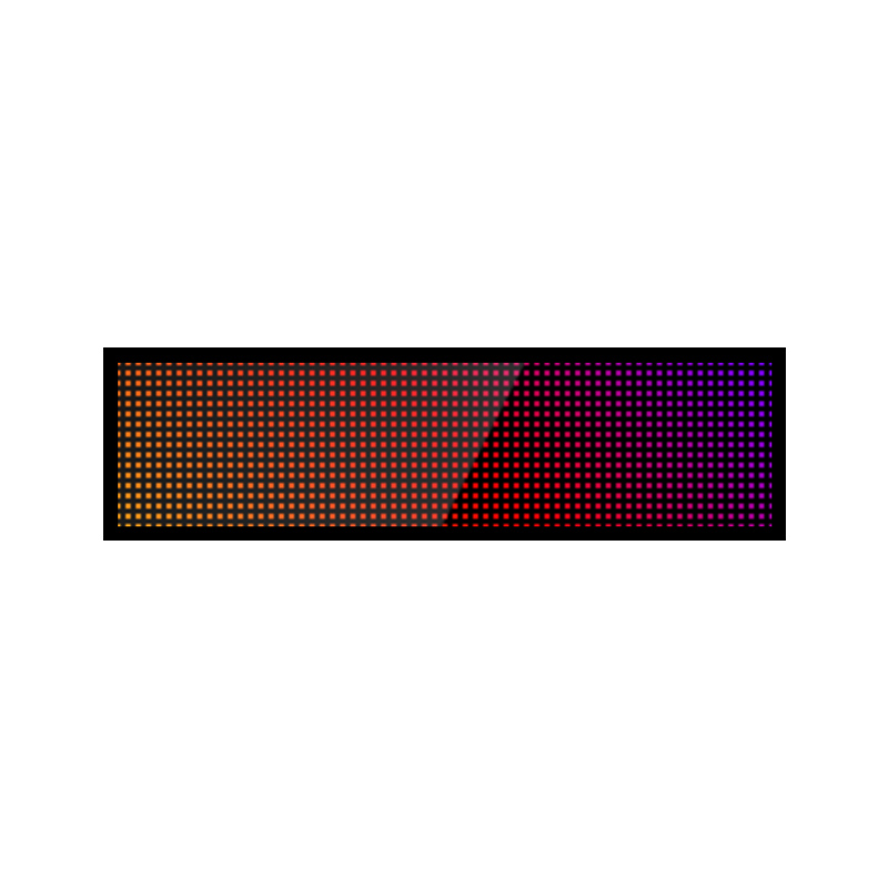 Полноцветная видеовывеска LedTS 128×32 см P5